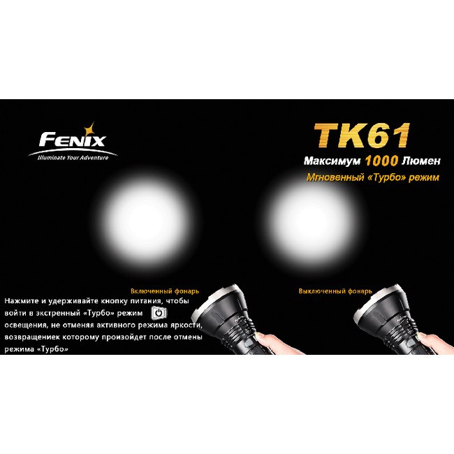 Тактичний ліхтар Fenix TK61 