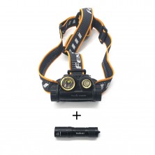 Подарунковий набір: налобний ліхтар Fenix HM65R + ручний ліхтар Fenix E01 V2. 0