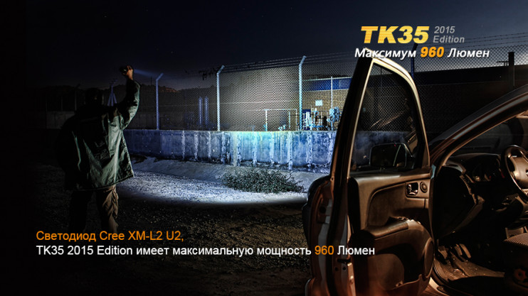 Тактичний ліхтар Fenix TK35 (2015 Edition) 
