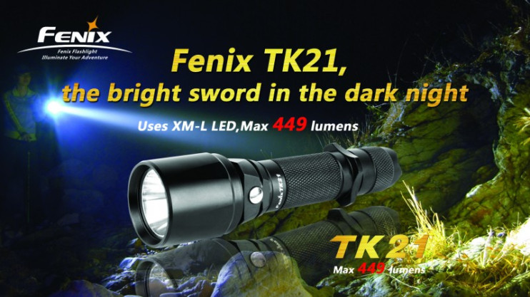 Тактический фонарь Fenix TK21 U2  
